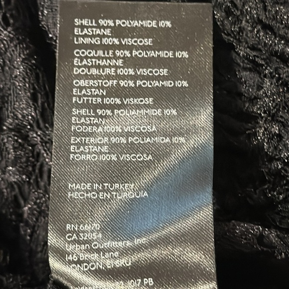 Anthropologie Black Lace Blouse - Picture 8 of 9